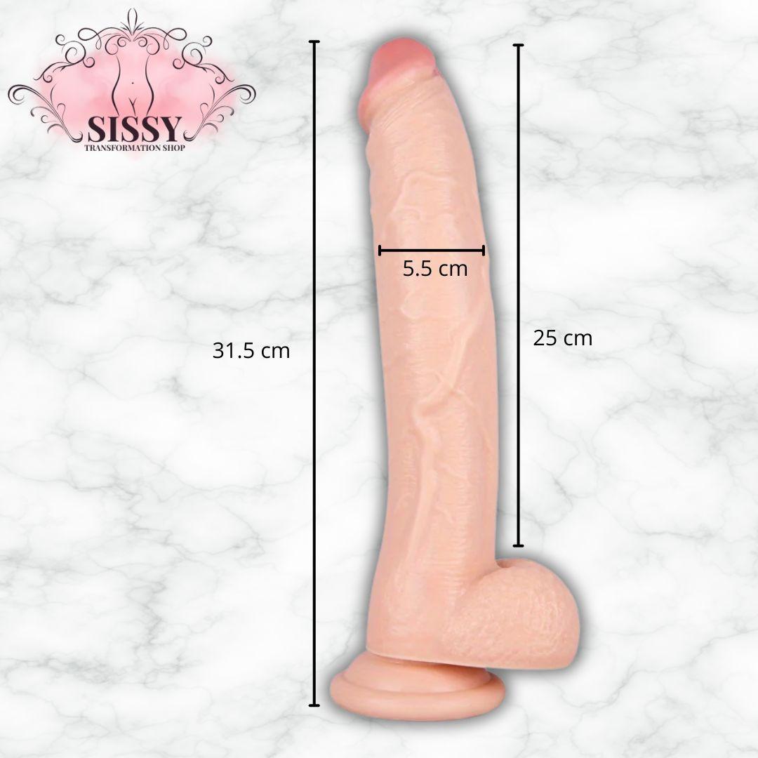 Gode Réaliste en Silicone 31 cm "GOLIATH"