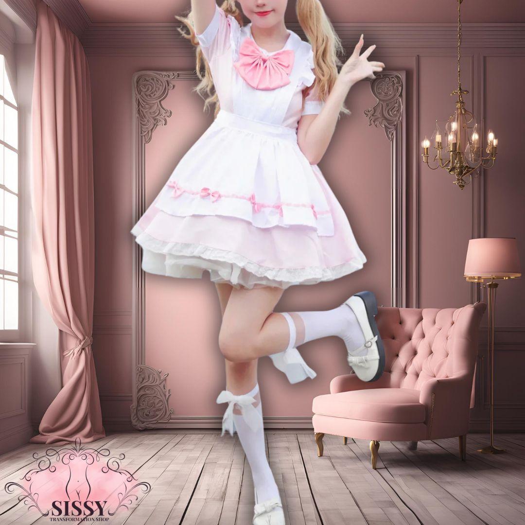 S -5XL Cosplayer Sexy Lolita Black White Dress Maid Outfit Servant Cosplay Costumes Women Apron Dress Halloween Party Lolita New