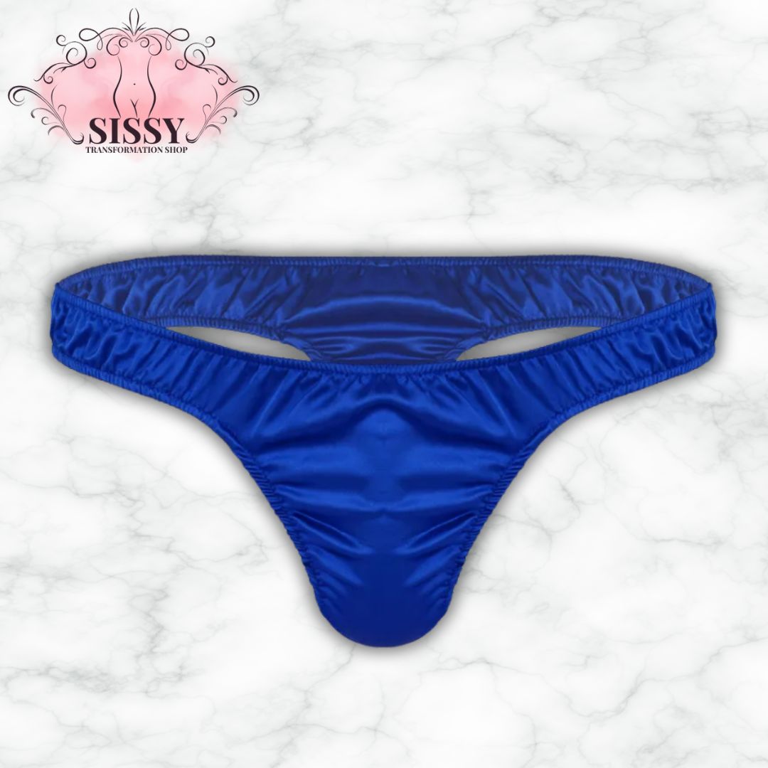 Mens Jockstrap Soft Shiny Ruffled Low Rise Bikini G-stringThong Underwear Panties Panties Homme Briefs