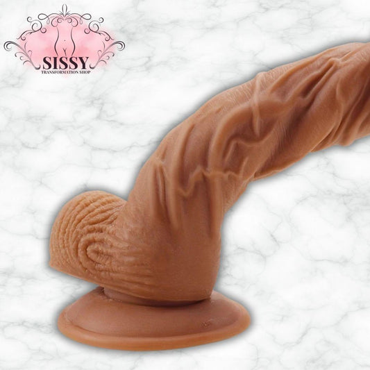 Gode Réaliste Doux 19cm Avec Ventouse Puissante