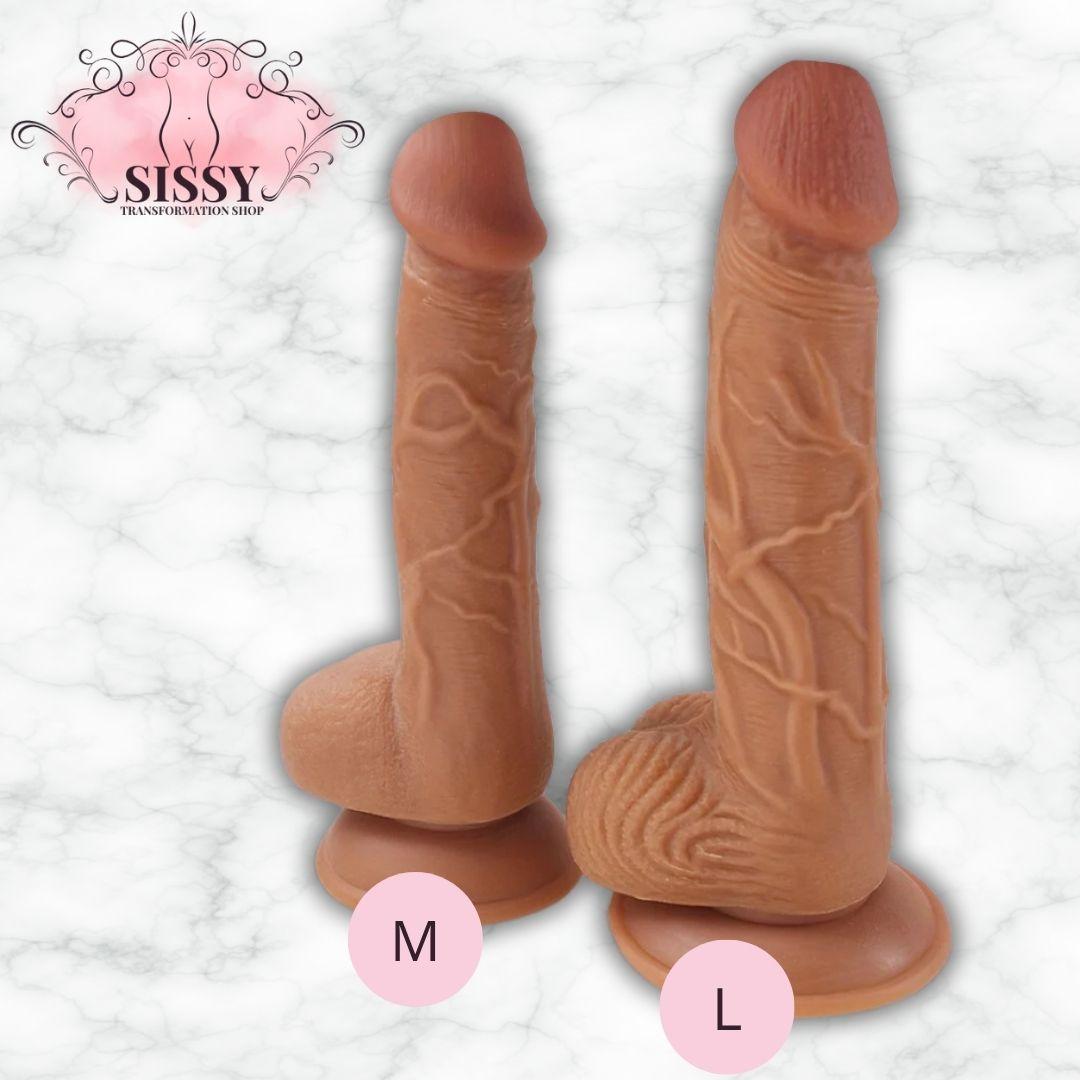 Gode Réaliste Doux 19cm Avec Ventouse Puissante