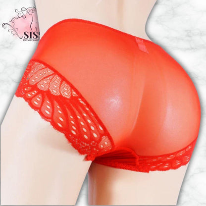 Sissy Lace Panties with Front Pouch | Univers Douceur