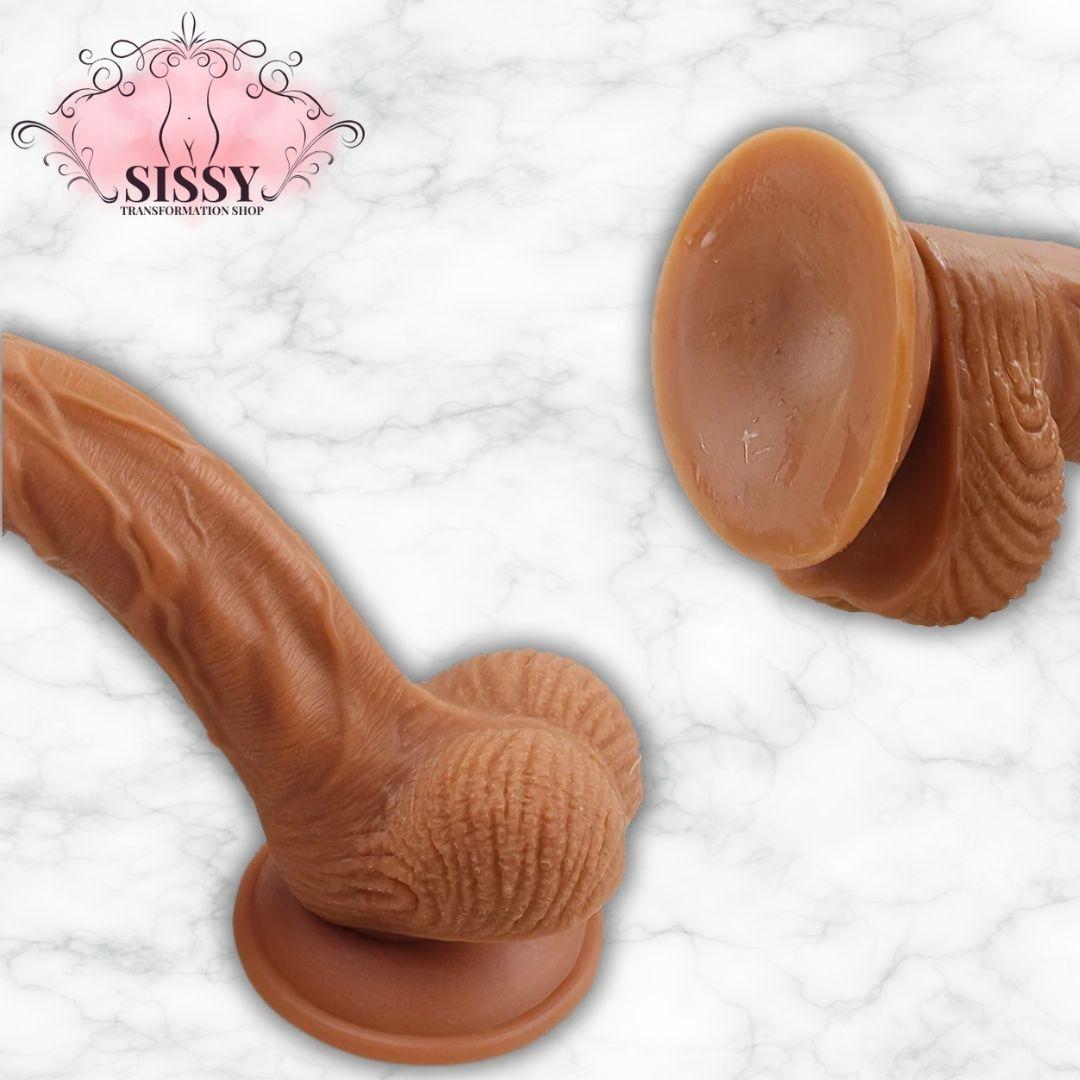 Gode Réaliste Doux 19cm Avec Ventouse Puissante