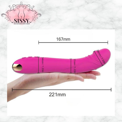 Soft Silicone Dildo Vibrator for Women 10 Vibration Massager G Spot Stimuliaton Sex Toys Female Masturabtion