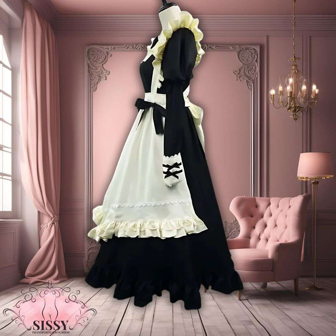 Robe Maid Lolita à manches longues | Univers Lolita & Cosplay