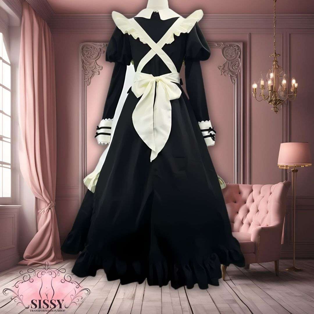 Robe Maid Lolita à manches longues | Univers Lolita & Cosplay